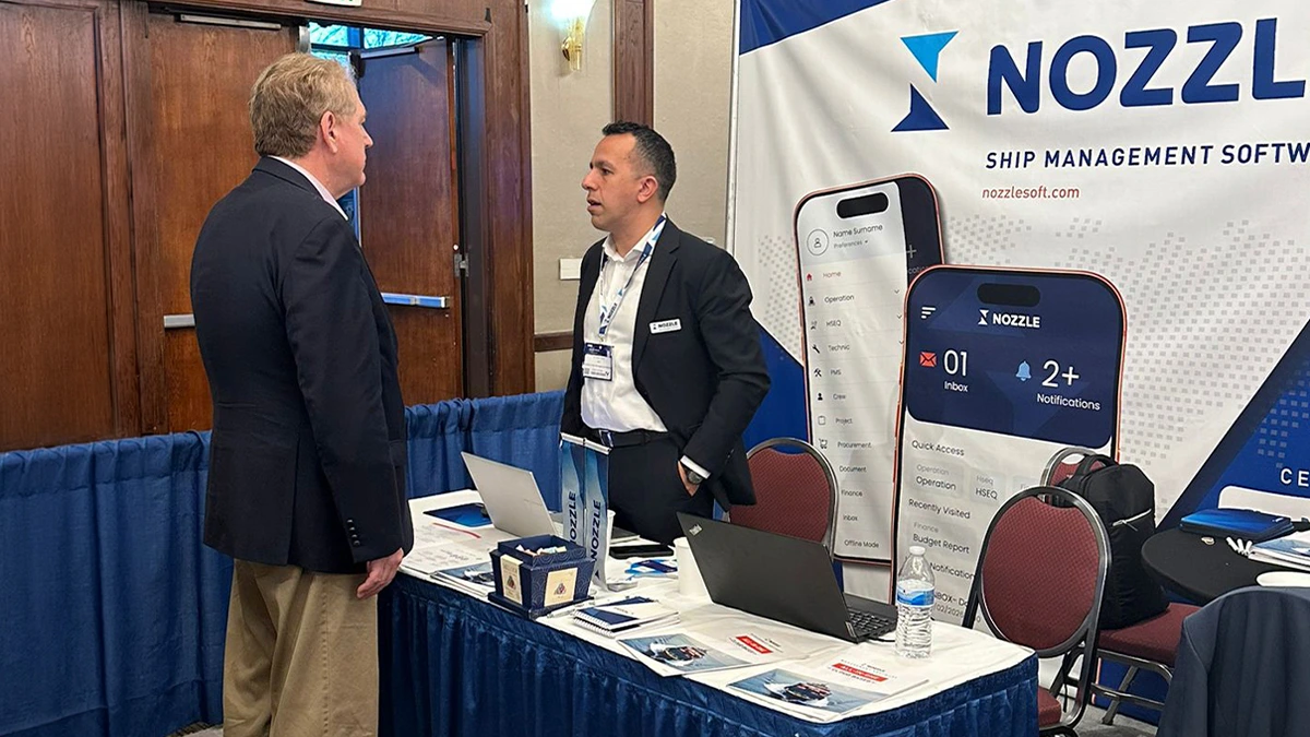 NOZZLE Attendance at the CMA Shipping 2026 in Stamford