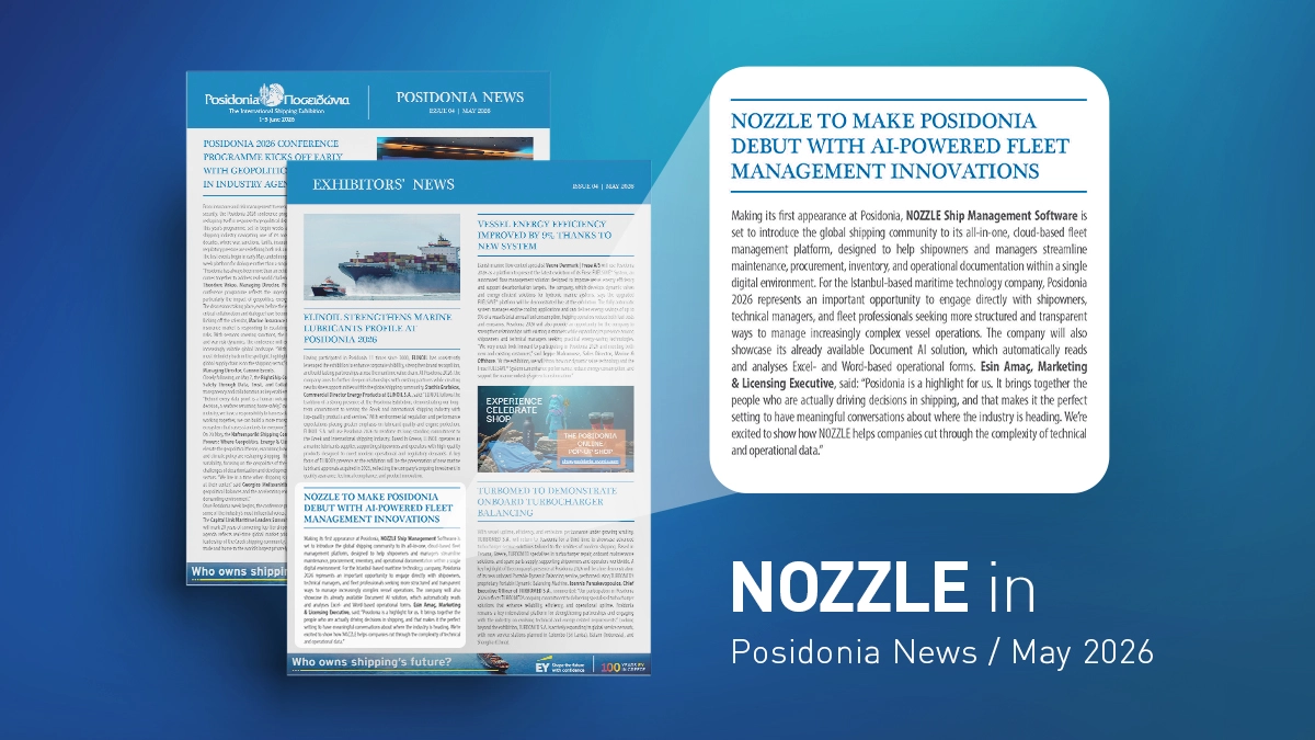 NOZZLE Featured in the Posidonia 2026 Official Newsletter