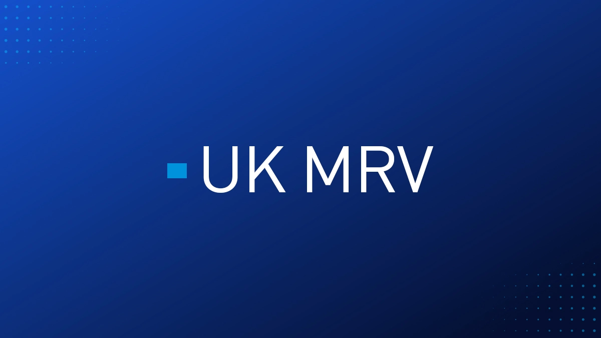 UK MRV (İzleme, Raporlama ve Doğrulama)