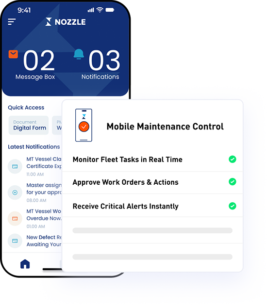 Manage Ship Maintenance Anytime, Anywhere